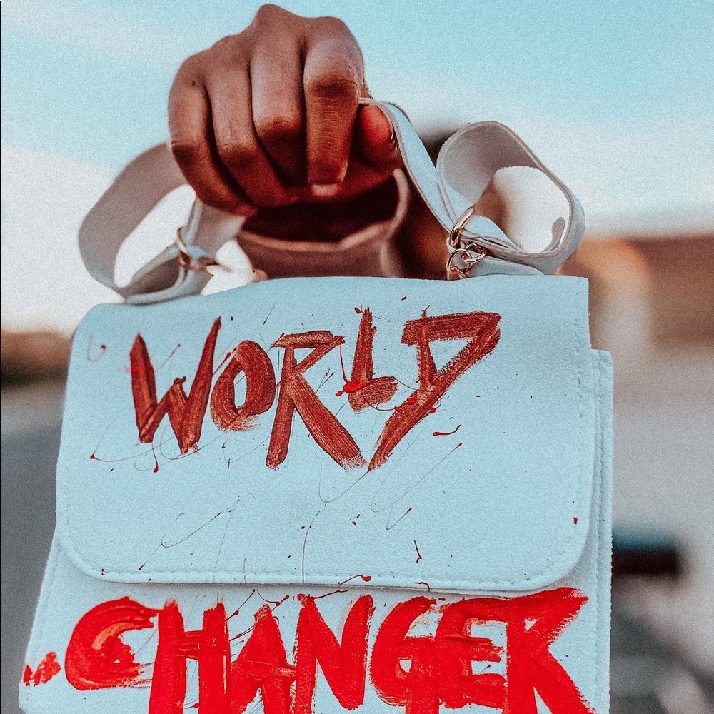 World Changer Custom mini handbag